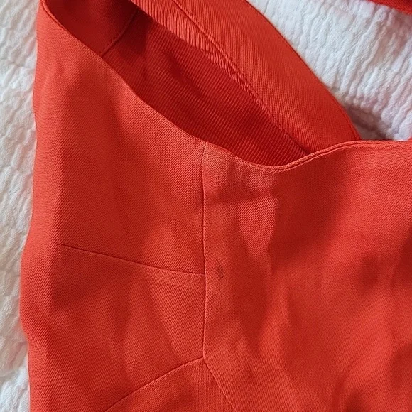 Stella McCartney Elegant Orange Sleeveless Dress - Picture 11 of 11